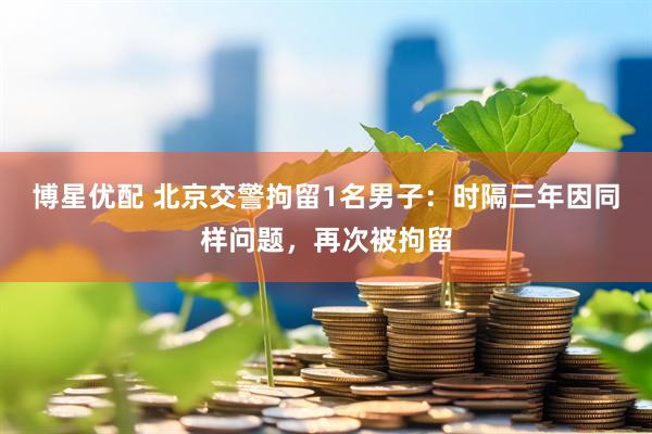 博星优配 北京交警拘留1名男子：时隔三年因同样问题，再次被拘留