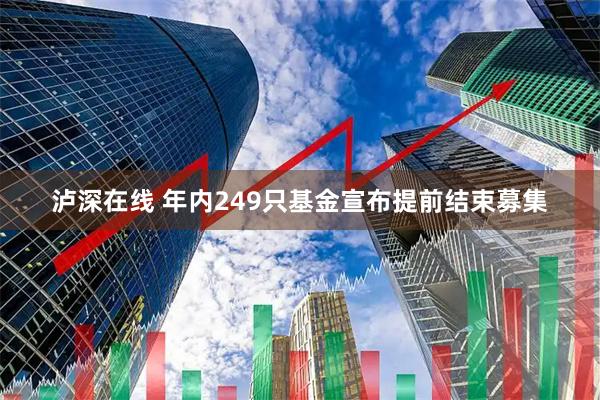 泸深在线 年内249只基金宣布提前结束募集