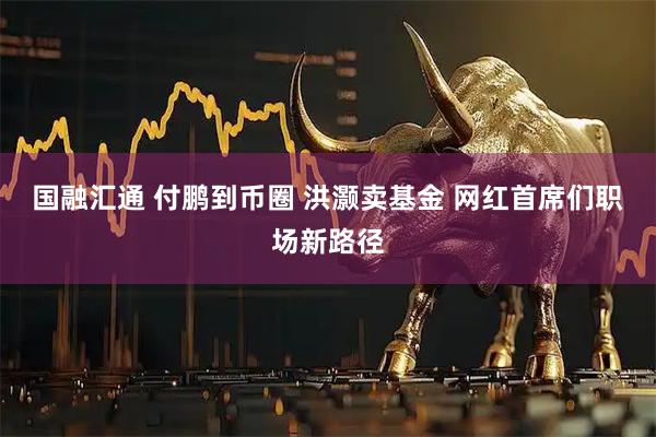 国融汇通 付鹏到币圈 洪灏卖基金 网红首席们职场新路径